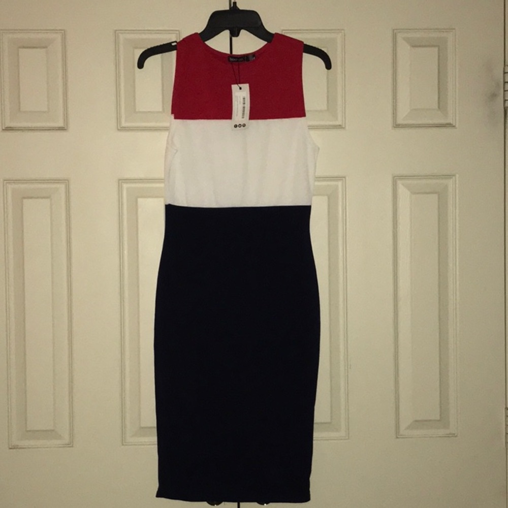 Boohoo Striped Dress